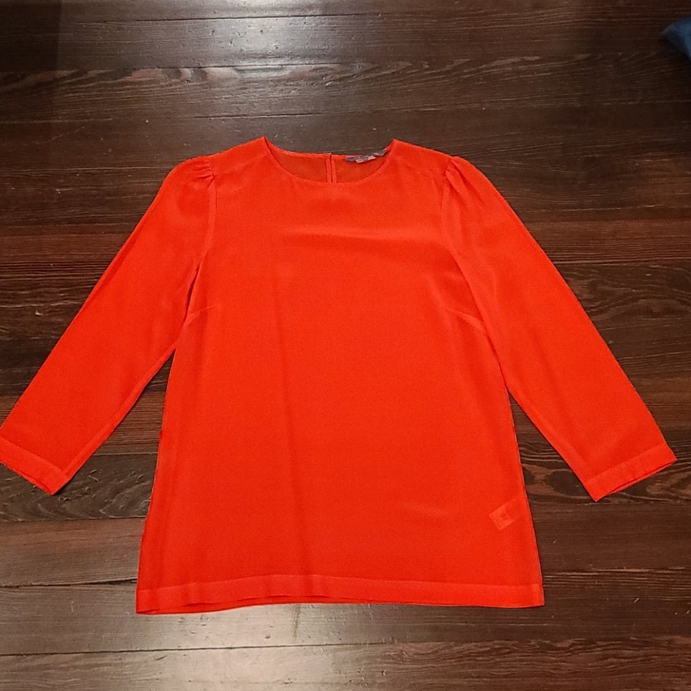 Pippa Silk Blouse Watermelon Color